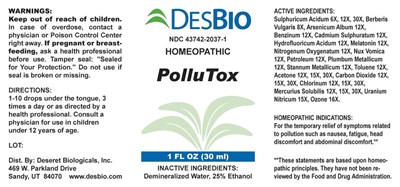 Pollutox (Dsrt0722 Pollutox 7 21 21)